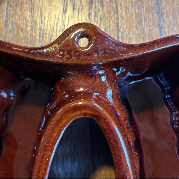 Vintage West Germany Gelatin/Cake Mold Redware Pottery 959-17 - Picture 2 of 7